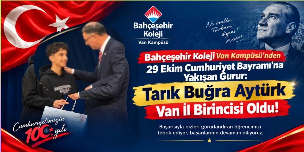 Bahçeşehir Koleji Van Kampüsü’nden il birinciliği başarısı