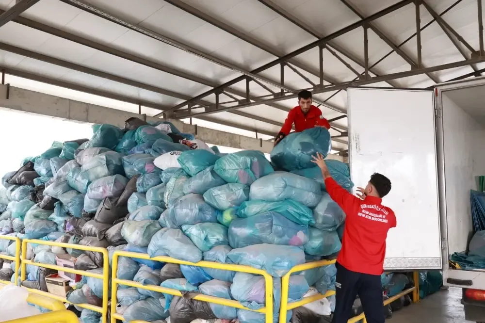 Osmangazi'de 9 ayda binlerce ton atık geri dönüşüme kazandırıldı
