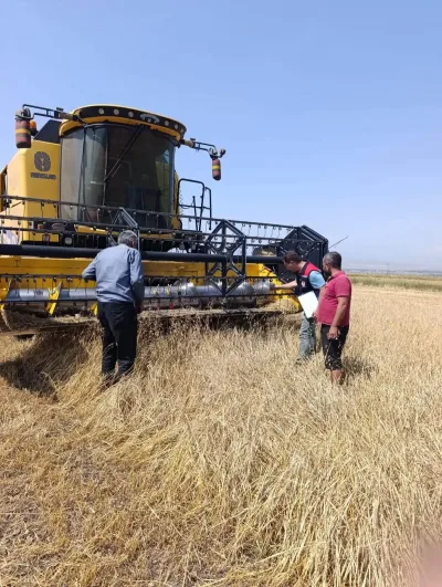 Kars’ta biçerdöver hasadı kontrolleri sürüyor