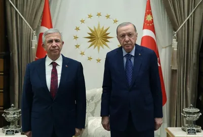 Cumhurbaşkanı Erdoğan, ABB Başkanı Mansur Yavaş’ı kabul etti