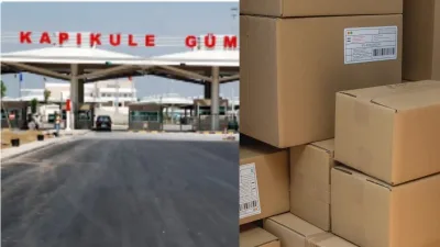 Kapıkule’de 79 bin 790 adet serum ve infüzyon seti ele geçirildi