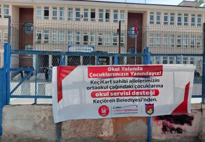 Keçiören’de öğrencilere servis desteği