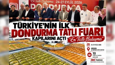 En tatlı buluşma; Dondurma ve Tatlı Fuarı kapılarını açtı