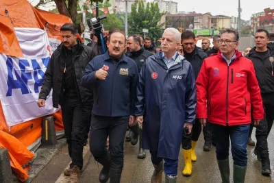 AFAD Başkanı Pehlivan, Ayazağa'daki çalışmaları inceledi