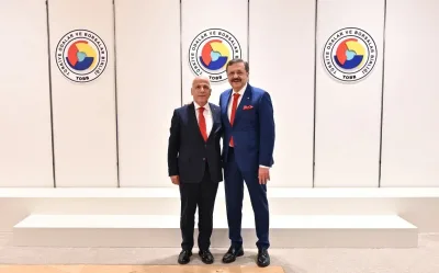 Artvin Ticaret Borsası heyetinden Hisarcıklıoğlu’na ziyaret
