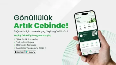 Yeşilay’dan gönüllülük için yeni dijital uygulama: Gönüllüyüz